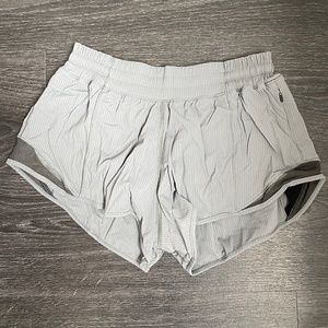 Lululemon Hotty Hot Grey Running Shorts